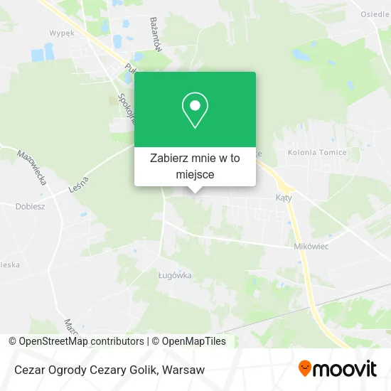 Mapa Cezar Ogrody Cezary Golik