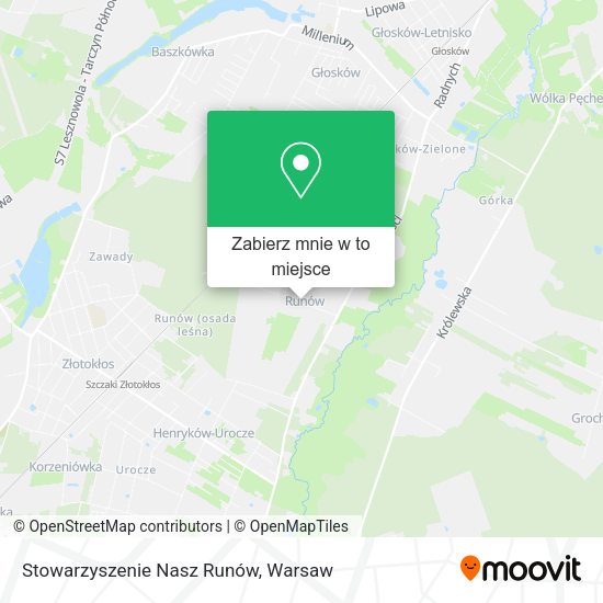 Mapa Stowarzyszenie Nasz Runów