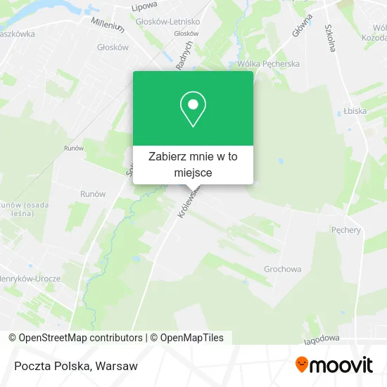 Mapa Poczta Polska