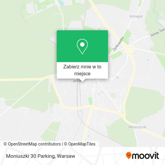 Mapa Moniuszki 30 Parking