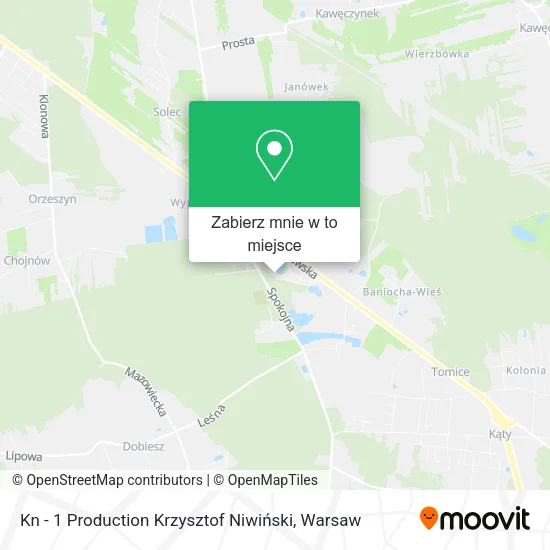 Mapa Kn - 1 Production Krzysztof Niwiński