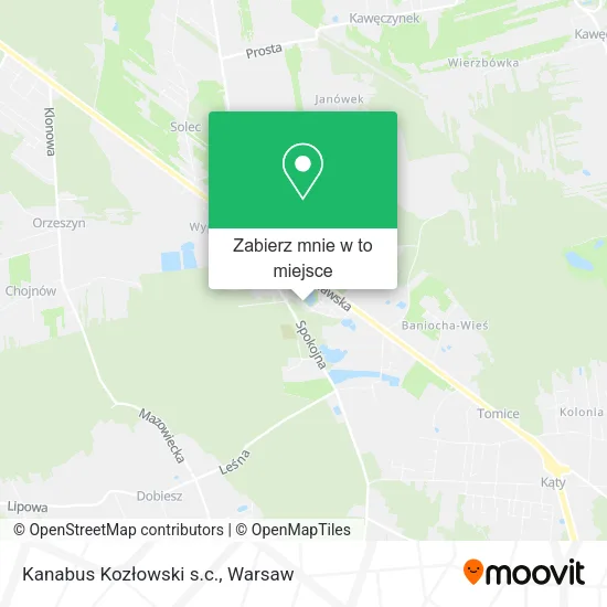 Mapa Kanabus Kozłowski s.c.