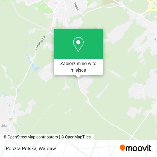 Mapa Poczta Polska