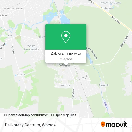 Mapa Delikatesy Centrum