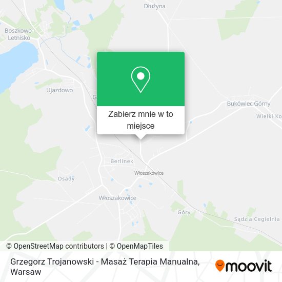 Mapa Grzegorz Trojanowski - Masaż Terapia Manualna