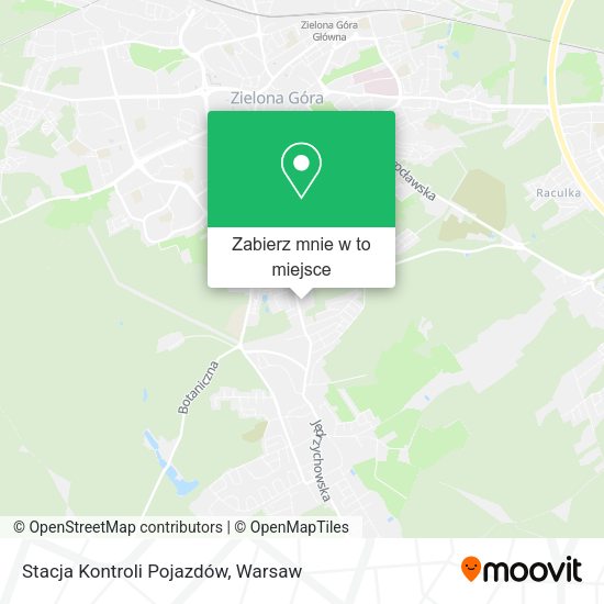 Mapa Stacja Kontroli Pojazdów