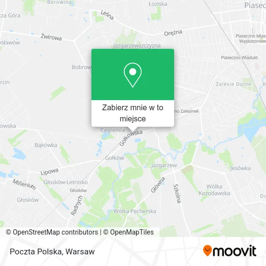 Mapa Poczta Polska