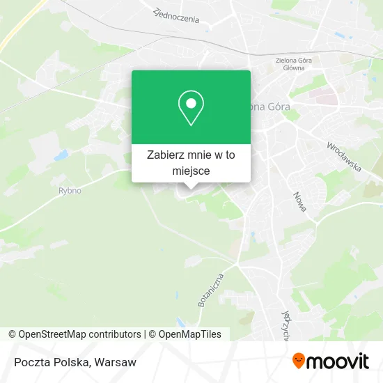 Mapa Poczta Polska