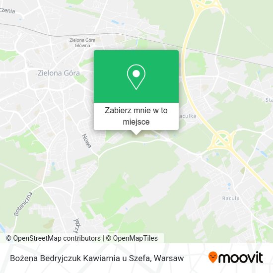 Mapa Bożena Bedryjczuk Kawiarnia u Szefa