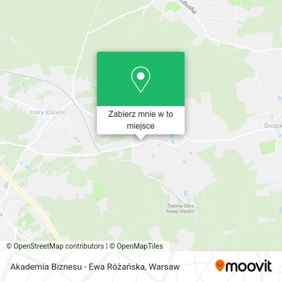 Mapa Akademia Biznesu - Ewa Różańska