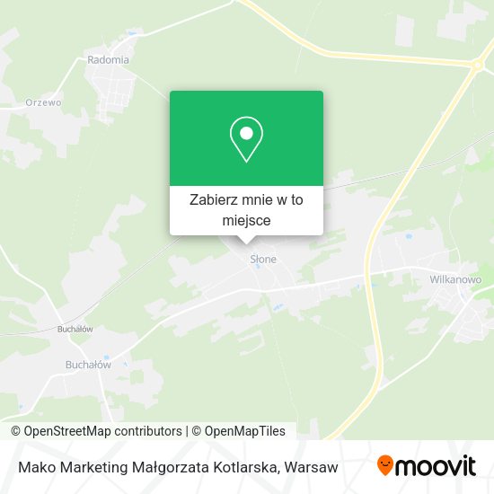 Mapa Mako Marketing Małgorzata Kotlarska