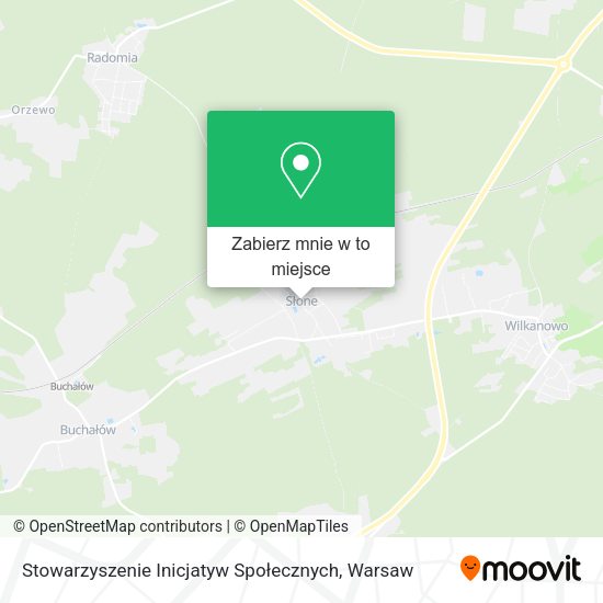 Mapa Stowarzyszenie Inicjatyw Społecznych