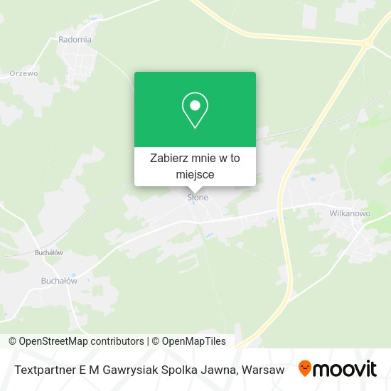 Mapa Textpartner E M Gawrysiak Spolka Jawna