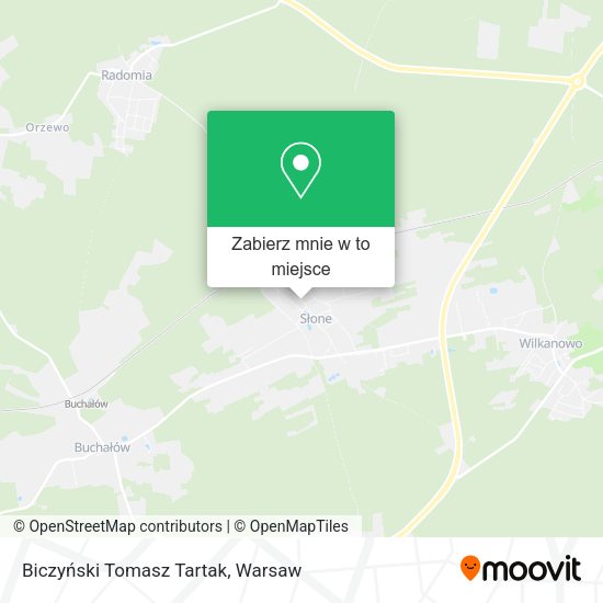 Mapa Biczyński Tomasz Tartak