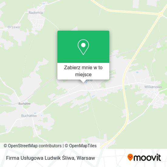 Mapa Firma Usługowa Ludwik Śliwa