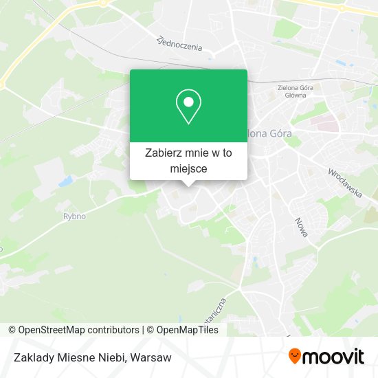 Mapa Zaklady Miesne Niebi