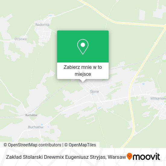 Mapa Zakład Stolarski Drewmix Eugeniusz Stryjas