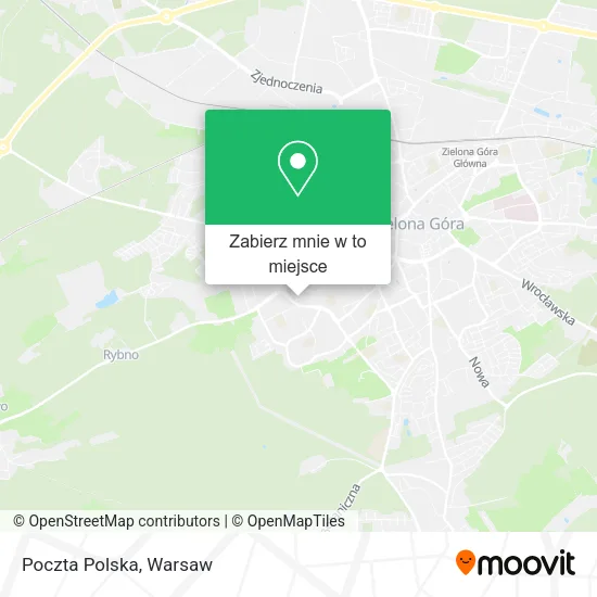 Mapa Poczta Polska