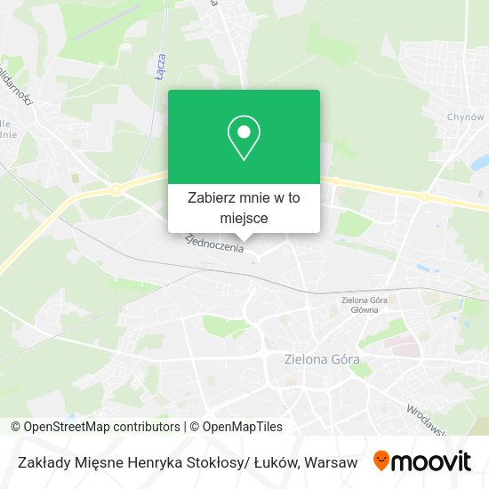 Mapa Zakłady Mięsne Henryka Stokłosy/ Łuków