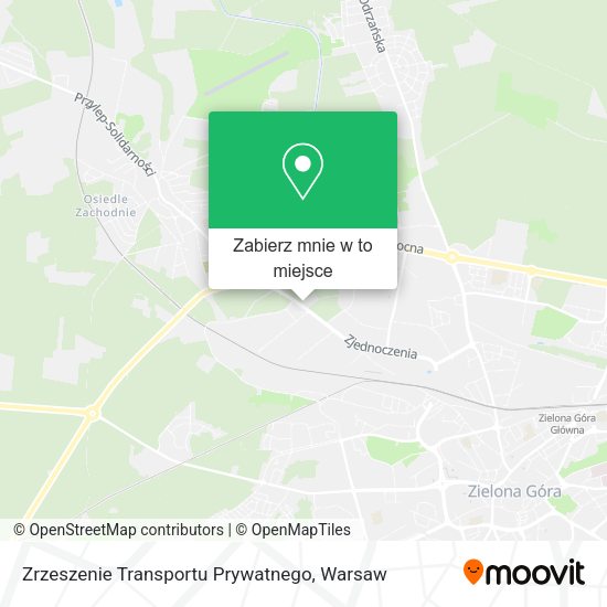 Mapa Zrzeszenie Transportu Prywatnego