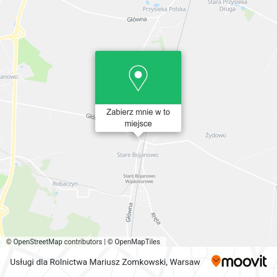 Mapa Usługi dla Rolnictwa Mariusz Zomkowski