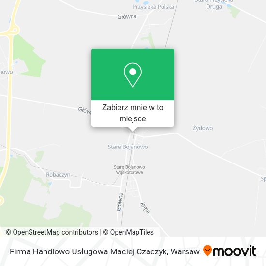 Mapa Firma Handlowo Usługowa Maciej Czaczyk