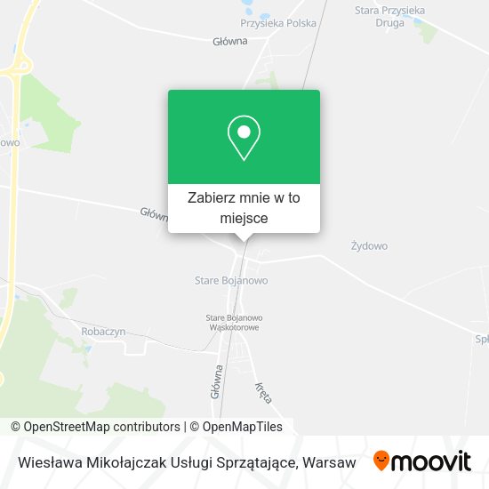 Mapa Wiesława Mikołajczak Usługi Sprzątające