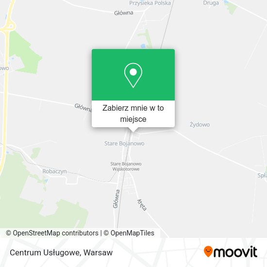 Mapa Centrum Usługowe