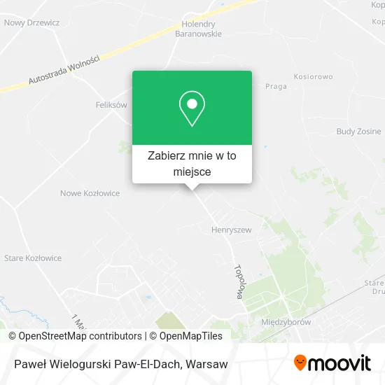 Mapa Paweł Wielogurski Paw-El-Dach