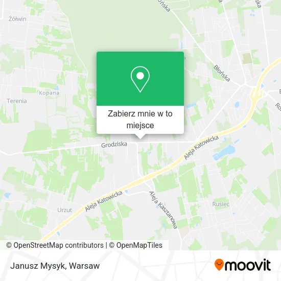 Mapa Janusz Mysyk