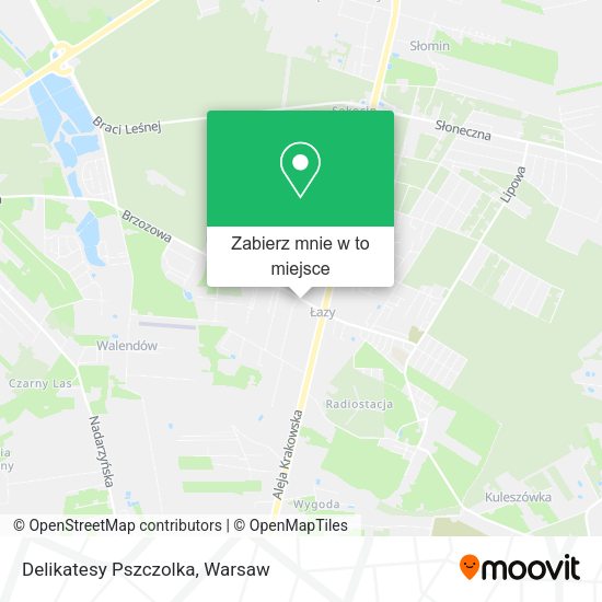 Mapa Delikatesy Pszczolka