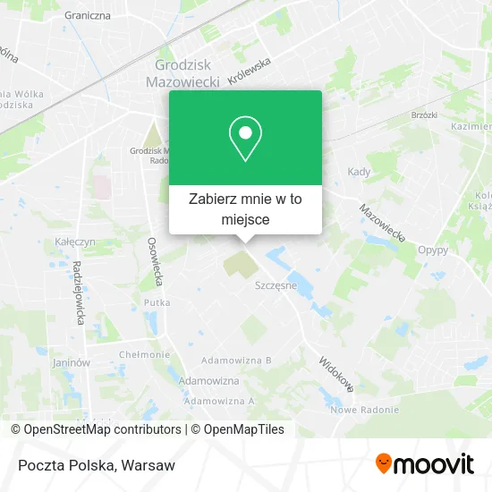 Mapa Poczta Polska