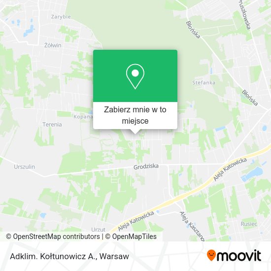 Mapa Adklim. Kołtunowicz A.