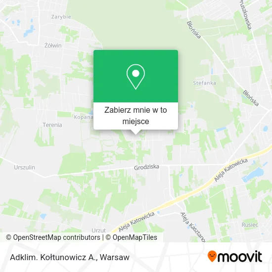 Mapa Adklim. Kołtunowicz A.