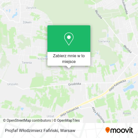 Mapa Projfaf Włodzimierz Fafiński