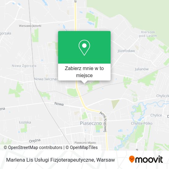 Mapa Marlena Lis Usługi Fizjoterapeutyczne