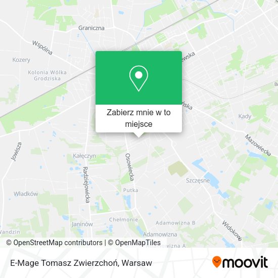 Mapa E-Mage Tomasz Zwierzchoń