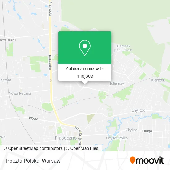Mapa Poczta Polska