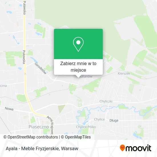Mapa Ayala - Meble Fryzjerskie