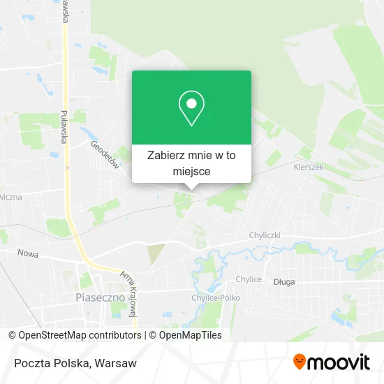 Mapa Poczta Polska