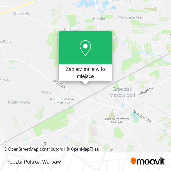 Mapa Poczta Polska