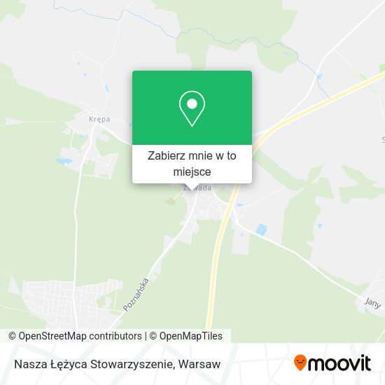 Mapa Nasza Łężyca Stowarzyszenie