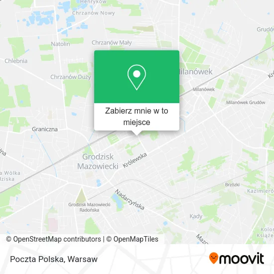 Mapa Poczta Polska