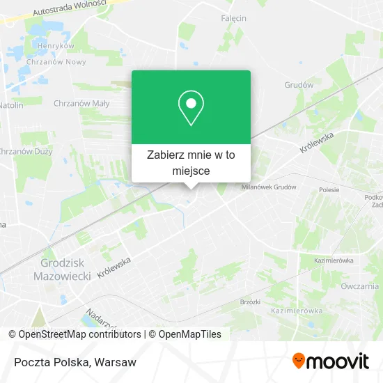 Mapa Poczta Polska