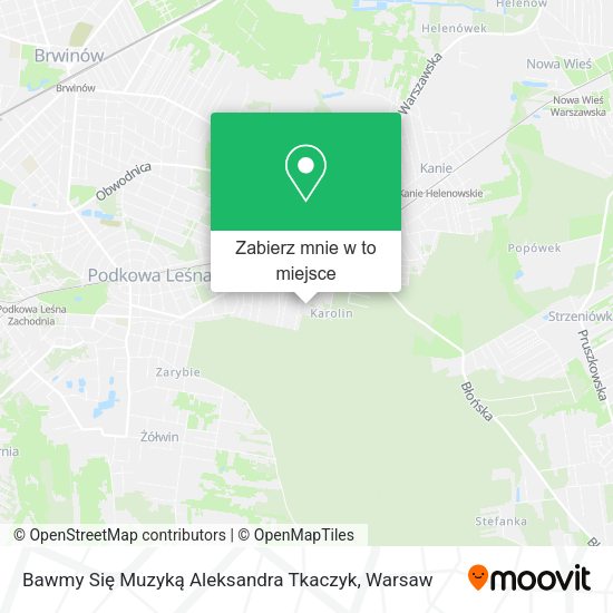 Mapa Bawmy Się Muzyką Aleksandra Tkaczyk