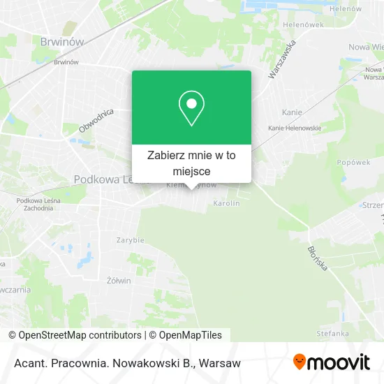 Mapa Acant. Pracownia. Nowakowski B.
