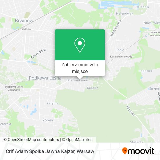 Mapa Crlf Adam Spolka Jawna Kajzer