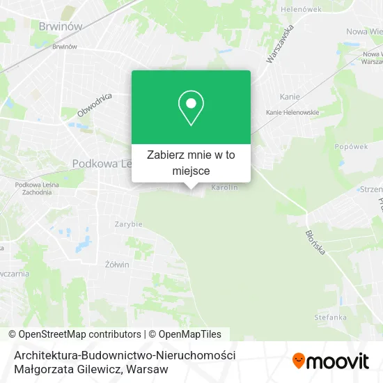 Mapa Architektura-Budownictwo-Nieruchomości Małgorzata Gilewicz