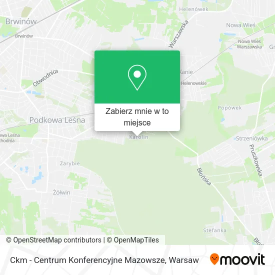 Mapa Ckm - Centrum Konferencyjne Mazowsze