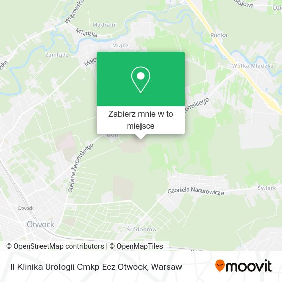 Mapa II Klinika Urologii Cmkp Ecz Otwock